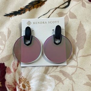 Kendra Scott Didi Navy Dichroic Glass